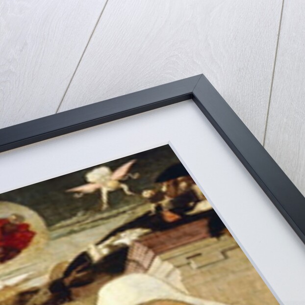 The Nativity, with the Annunciation to the Shepherds in the Distance by Benvenuto di Giovanni