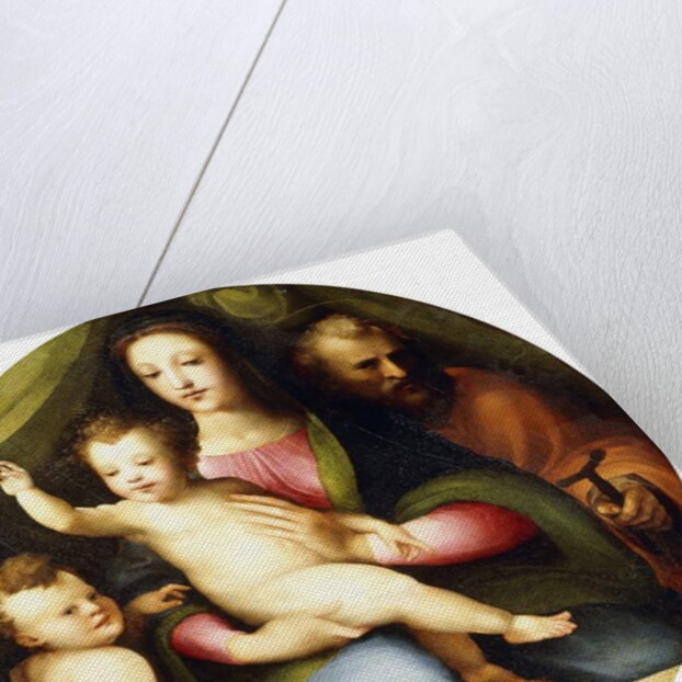 The Holy Family with the Infant Saint John the Baptist by Domenico Beccafumi