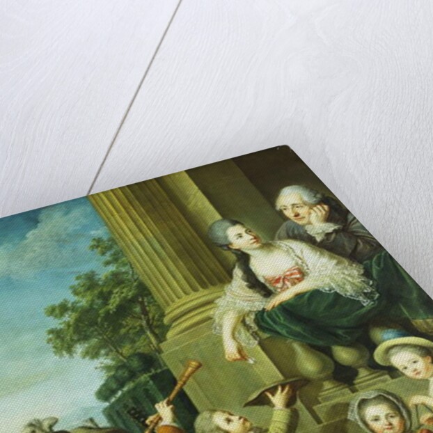 A Group Portrait of the Perceval Family by Guillaume Voiriot