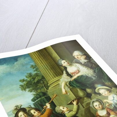 A Group Portrait of the Perceval Family by Guillaume Voiriot