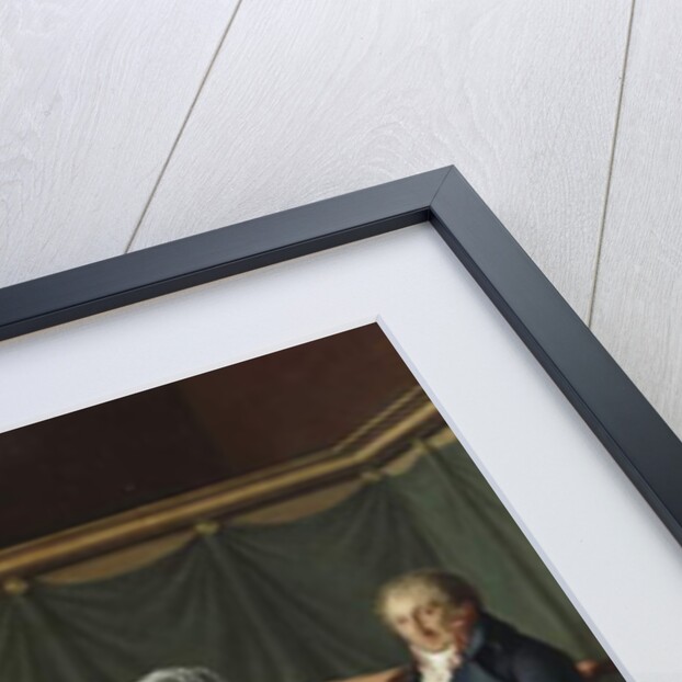 Portrait of the Marquis and Marquise de Cramayel and their seven Children in an Interior by French School