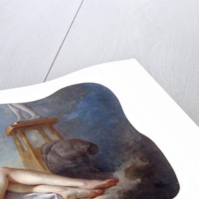 Personification of Sculpture by Jean-Honore Fragonard