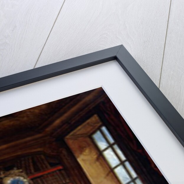 Portrait of the Artist's Son with his Teacher, said to be the Artist Jean Baptiste de Courtonne the Younger, in a Library by Jacques de Lajoue
