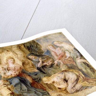 The Virgin and Child Enthroned Adored by Eight Saints by Peter Paul Rubens