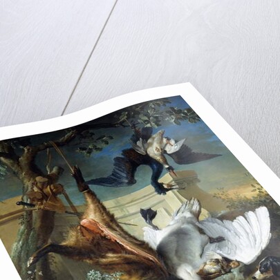 'La Retour de Chasse': A Hunting Dog Guarding Dead Game, by Jean-Baptiste Oudry