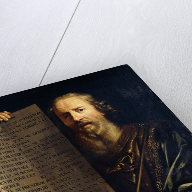 Moses Holding the Ten Commandments by Philippe de Champaigne