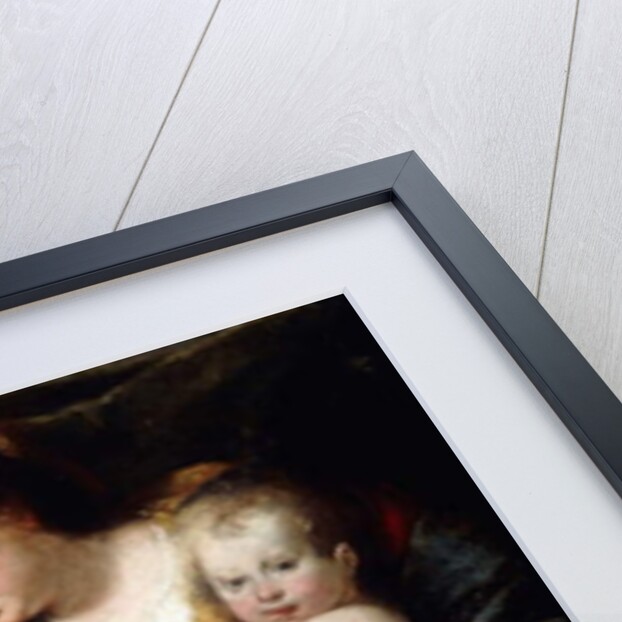 The Holy Family with the Infant St by Bernardo Strozzi