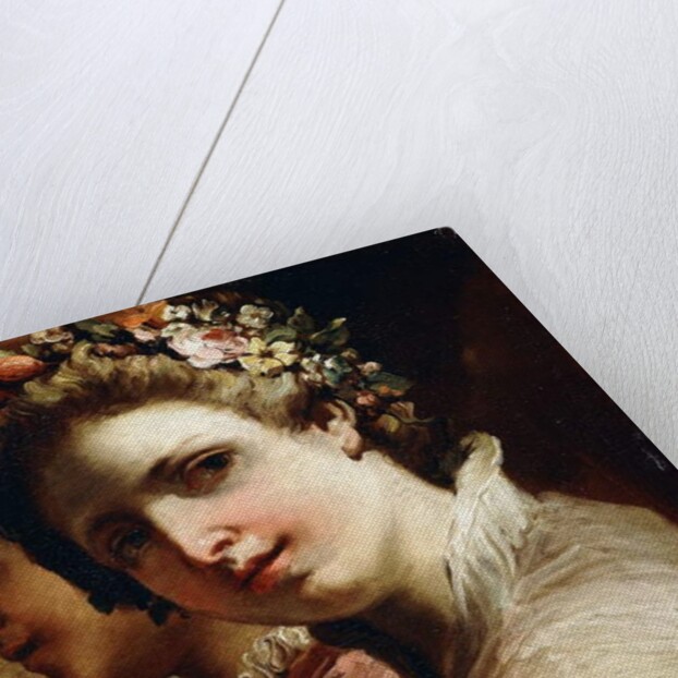 Studies of Heads of a Young Man and Girl by Gaetano Gandolfi