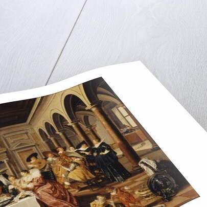 A Merry Company in a Palatial Interior by Dirck Hals