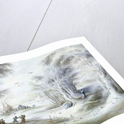 A Winter Landscape with the Massacre of the Innocents by Gysbrecht Lytens or Leytens