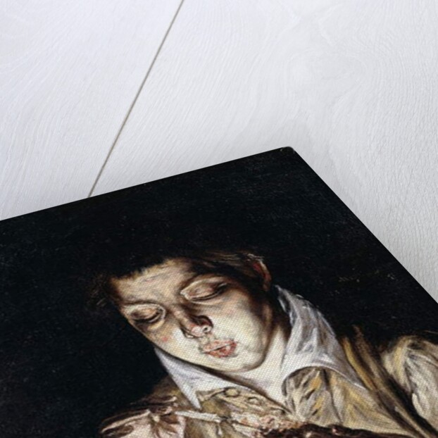 A Boy lighting a Candle by El Greco