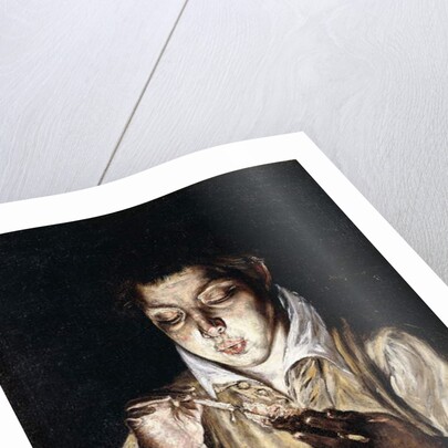 A Boy lighting a Candle by El Greco