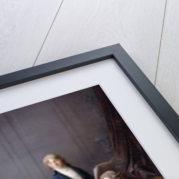 Portrait of Johann Burki, Commissaire General of the Canton of Berne, and his family, 1797 by Pierre Nicolas Legrand