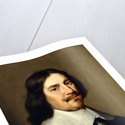Portrait of a Gentleman, bust length, wearing Black by Gerrit van Honthorst