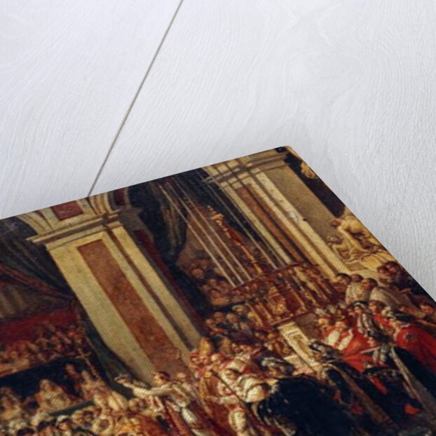 Napoleon crowning Josephine by Jacques Louis David