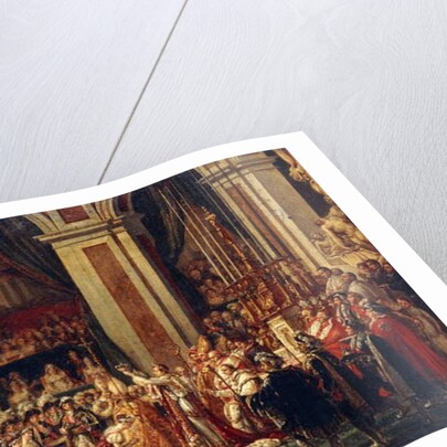 Napoleon crowning Josephine by Jacques Louis David