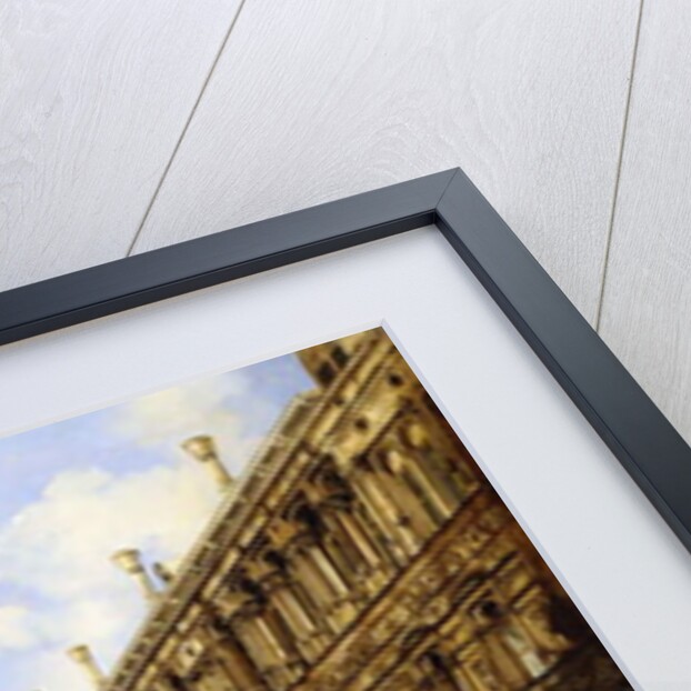 The Courtyard of the Doge's Palace, Venice, 1841 by Frederico Moja