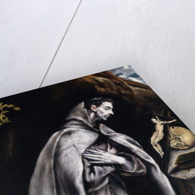 Saint Francis kneeling in Meditation by El Greco