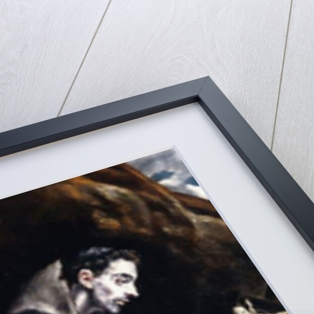 Saint Francis kneeling in Meditation by El Greco