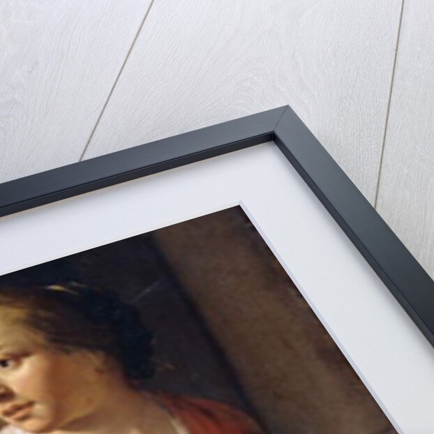 A Young Toper and a Serving Maid Drinking on a Balcony by Jan Gerritsz. van Bronckhorst