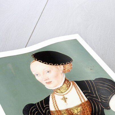 Portrait of Anne of Denmark by Lucas the Younger Cranach