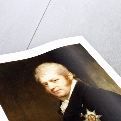 Portrait of Prince Adolphus Frederick, Duke of Cambridge, bust length wearing the Star of the Garter, 1808 by William Beechey