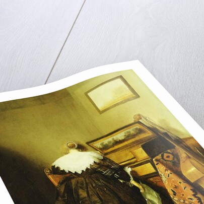 A seated Lady seen from Behind before a Virginal by Pieter Codde