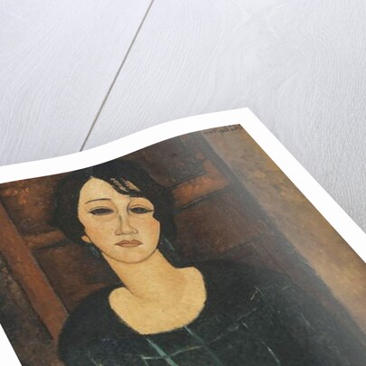 Woman in a Plaid Dress, 1916 by Amedeo Modigliani