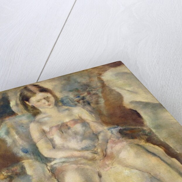 Young Girl Sitting, 1928 by Jules Pascin