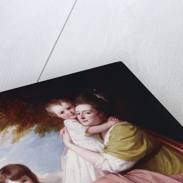 Group Portrait of Dorothy Stables and her Daughters, Harriet and Maria by George Romney