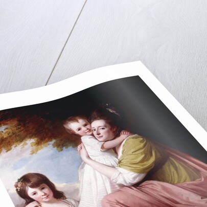 Group Portrait of Dorothy Stables and her Daughters, Harriet and Maria by George Romney