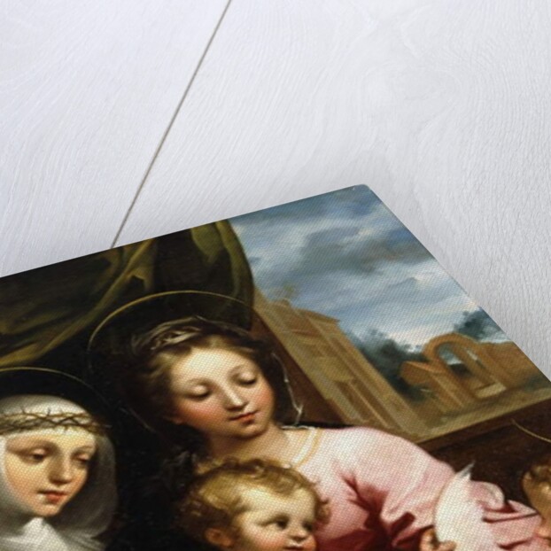 The Madonna and Child with the Infant Saint John the Baptist and Saint Catherine of Siena, c.1597-1612 by Rutilio Manetti