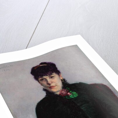 Woman with a Rose, 1884 by Gustave Caillebotte