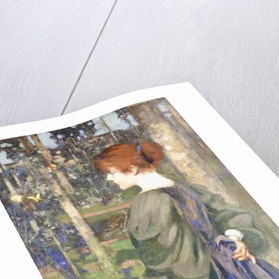 In the Bluebell Wood by George F. Henry