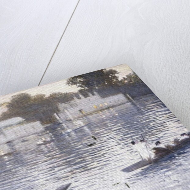 Sunday Evening, Punts on the Thames at Henley, 1924 by Christopher Richard Wynne Nevinson