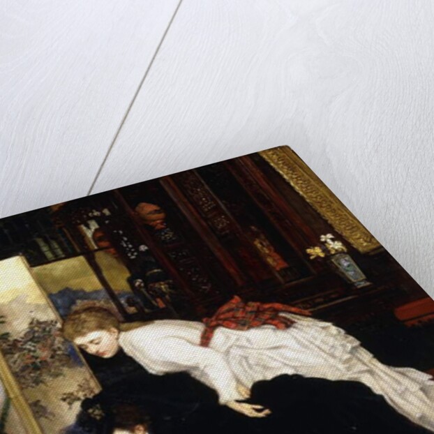 Young Women looking at Japanese Objects, c.1869-1870 by James Jacques Joseph Tissot