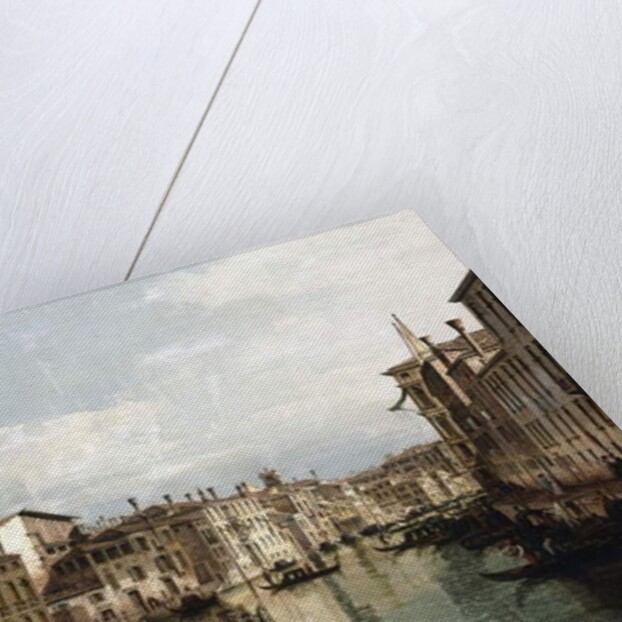 The Grand Canal, Venice, looking East from the Palazzo Flangini to the Palazzo Venramin Calergi, c.1742 by Bernardo Bellotto