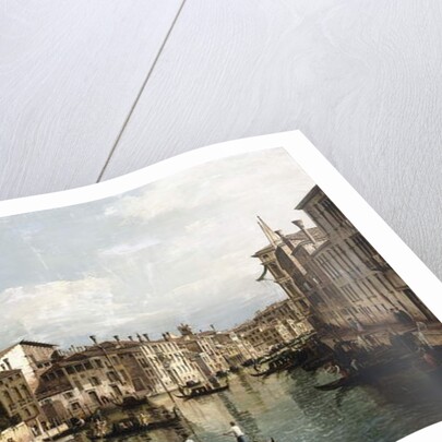 The Grand Canal, Venice, looking East from the Palazzo Flangini to the Palazzo Venramin Calergi, c.1742 by Bernardo Bellotto