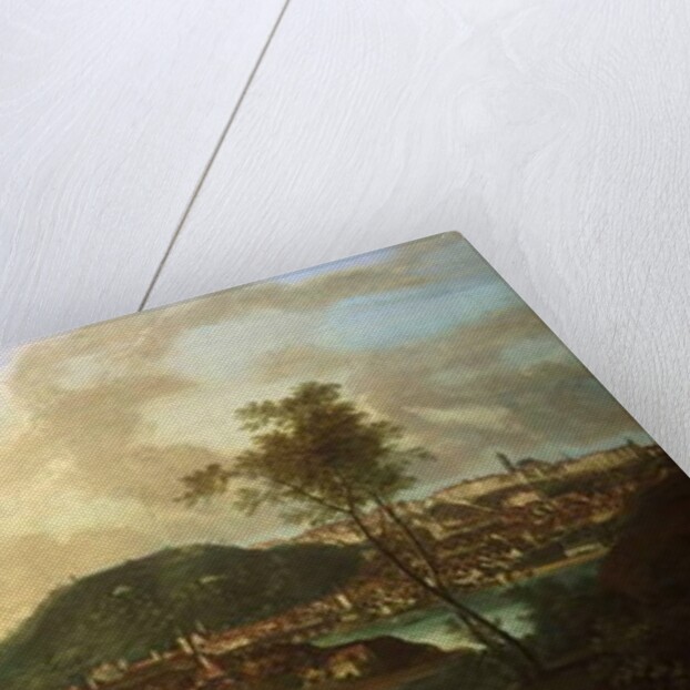 View of Prague from the East by Johann Friedrich Meyer