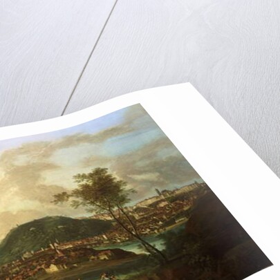 View of Prague from the East by Johann Friedrich Meyer