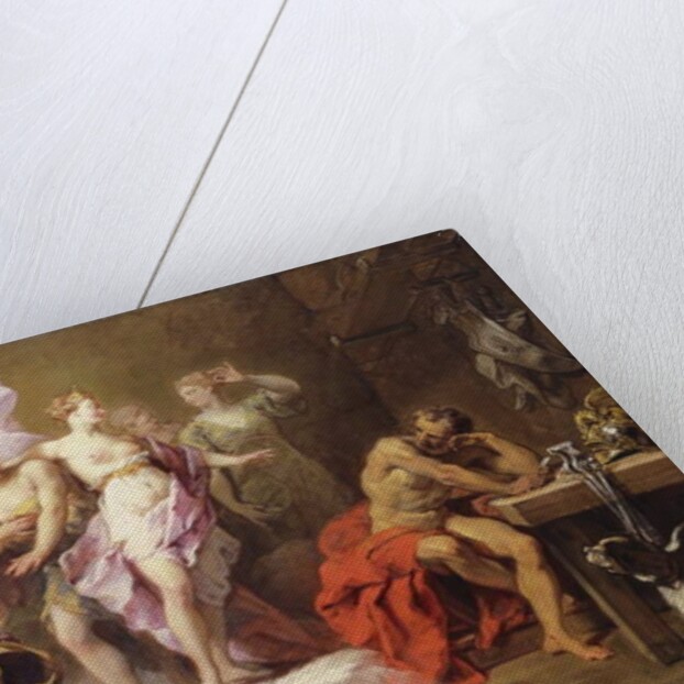 Venus Ordering Arms from Vulcan for Aeneas by Jean II Restout