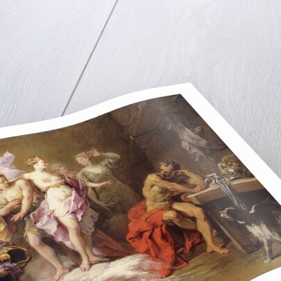 Venus Ordering Arms from Vulcan for Aeneas by Jean II Restout