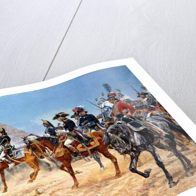 Bonaparte in Egypt, 21st July, 1798, 1911 by Richard Caton II Woodville