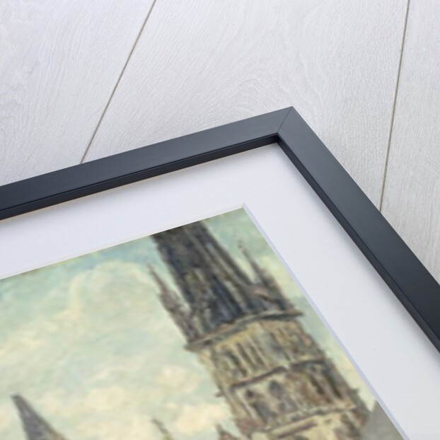 Rue de l'epicerie at Rouen, on a Grey Morning, 1898 by Camille Pissarro