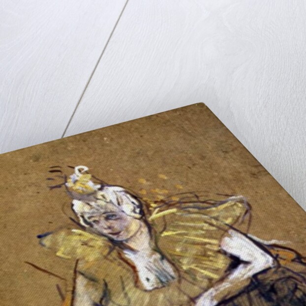 The Clowness Cha-U-Kao Seated, 1895 by Henri de Toulouse-Lautrec