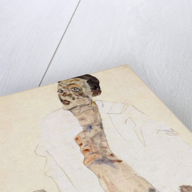 Standing man, 1911 by Egon Schiele