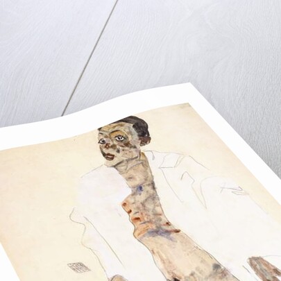 Standing man, 1911 by Egon Schiele