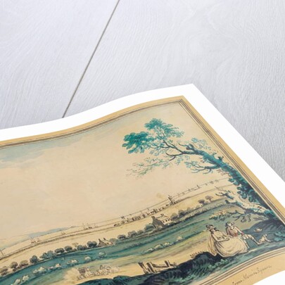 View of Ringsend from Merrion Square, Dublin, 1790 by John Henry Campbell