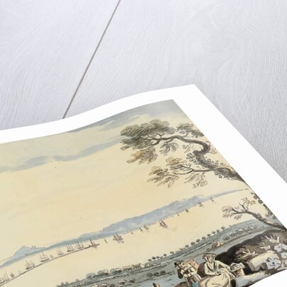 View of Dublin Bay and harbour, Hill of Howth by John Henry Campbell