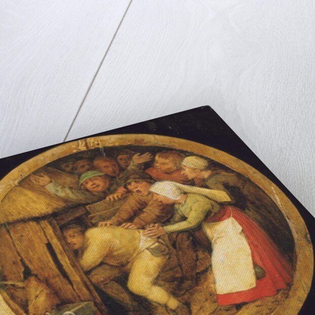 The Drunkard Pushed into the Pigsty by Pieter the Elder Bruegel